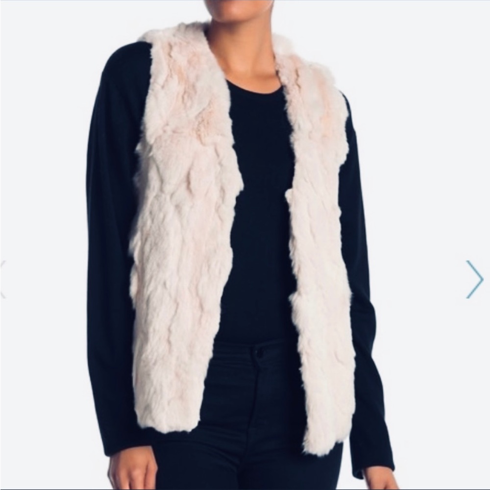 Bagatelle real rabbit fur vest